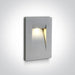 GREY WALL RECESSED LED 3,6W WW IP65 100-240V.