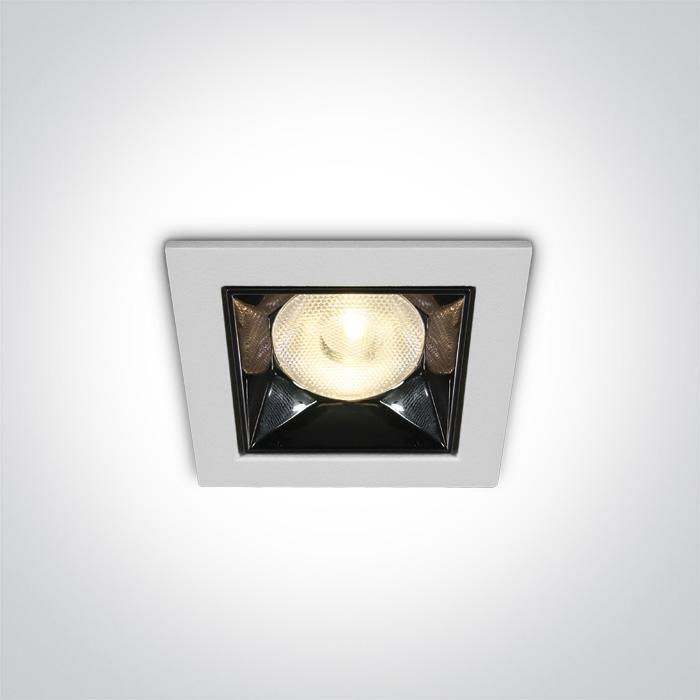 WHITE LED 6W WW 38deg IP20 230V.