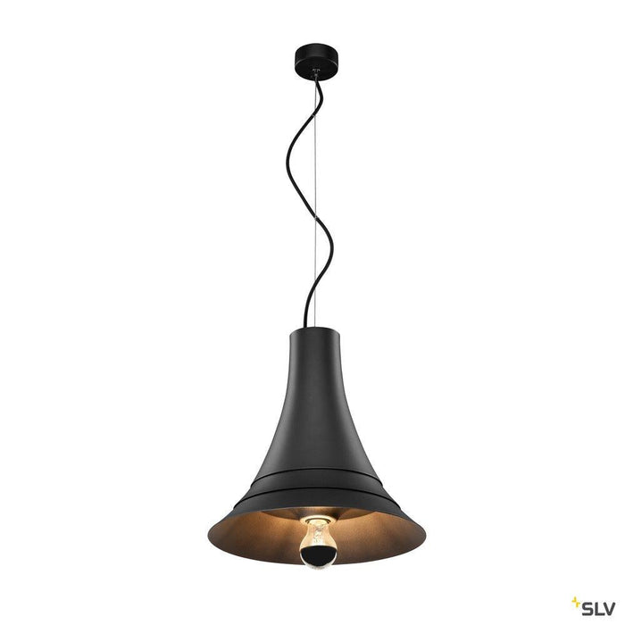 BATO 35 PD, Indoor pendant light, black, E27, max. 60W