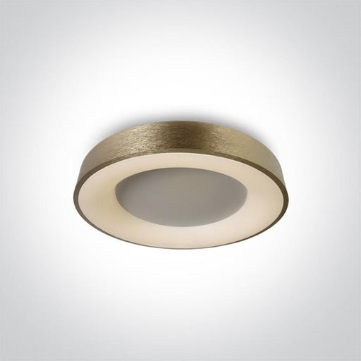 BRUSHED GOLD LED PLAFO 40W WW IP20 230V.