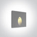 GREY RECESSED IP54 1x3w WW 100-240V.