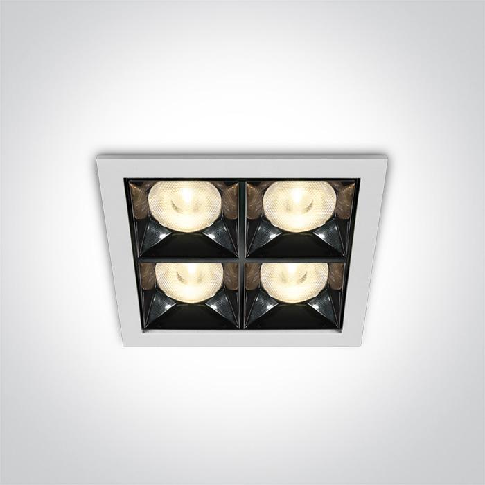 WHITE LED 16W WW 38deg IP20 230V.