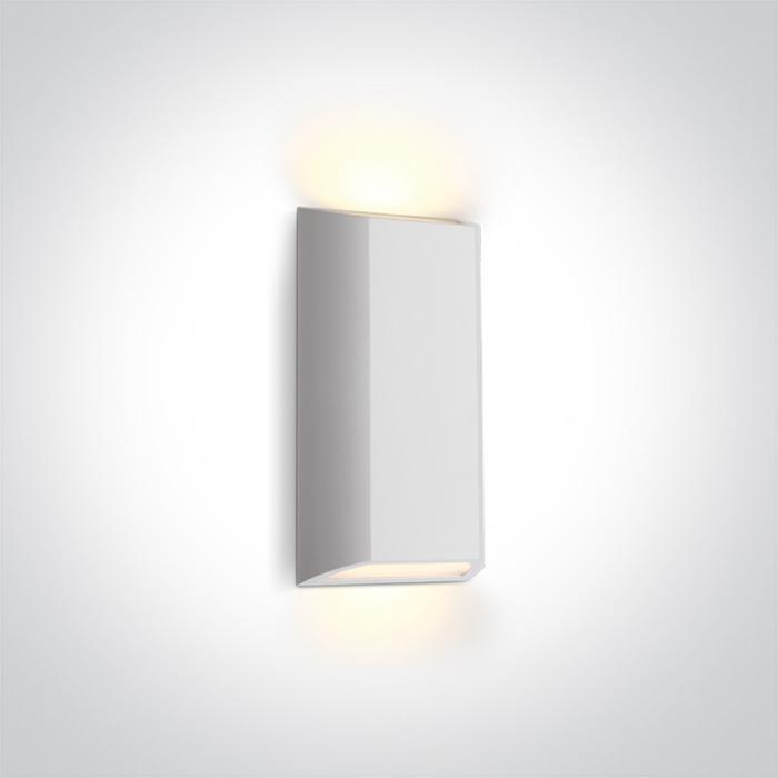 WHITE LED WALL LIGHT 8W WW IP65 230V.