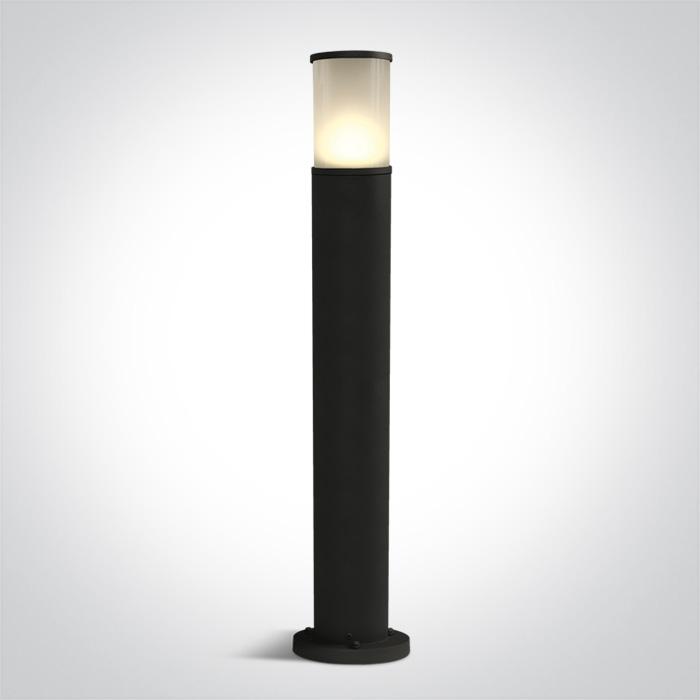 BLACK POLE 75cm E27 20w.