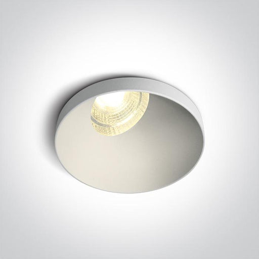 WHITE ASYMMETRIC LED 13W WW 40deg IP20 350mA.