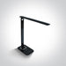 BLACK TABLE LAMP LED 12W VARIABLE CCT DIMMABLE 100-240V.