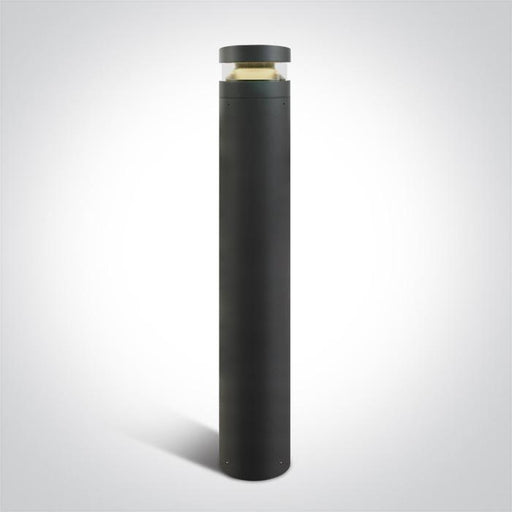 ANTHRACITE LED BOLLARD 100cm 20W WW IP65 230V.