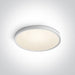 WHITE SUPER SLIM ROUND LED PLAFO 40W WW IP20 230V.