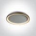 BRUSHED GOLD PLAFO LED 48W WW IP20 230V.