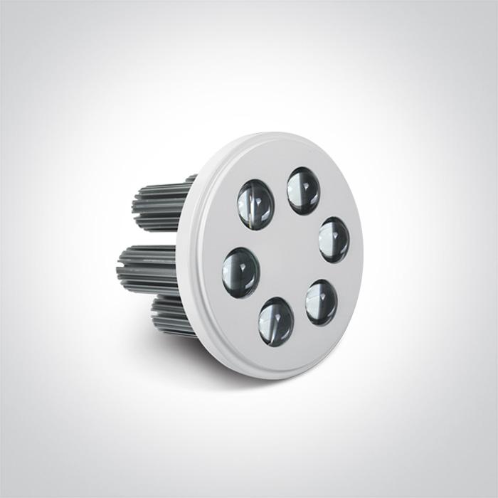 R111 WHITE LED DL 6x3w 35d 350/700mA.