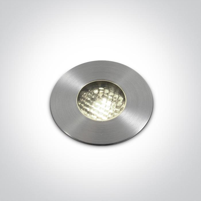 S/STEEL 316 IP67 INGROUND COB LED 3W CW 36deg 24V DC.