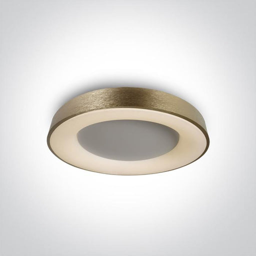 BRUSHED GOLD LED PLAFO 50W WW IP20 230V.