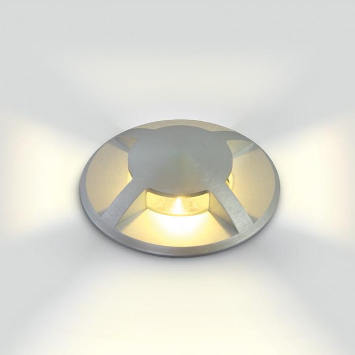 ALUMINIUM IP67 INGROUND LED 3W WW 100-240V.