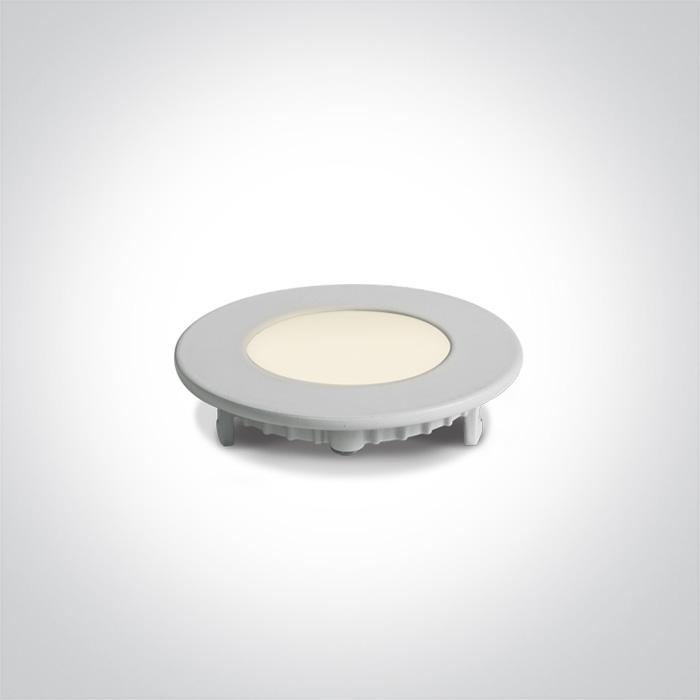 WHITE LED 3W DL IP40 230V.