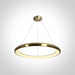 BRUSHED GOLD PENDANT LED 50W WW IP20 230V.