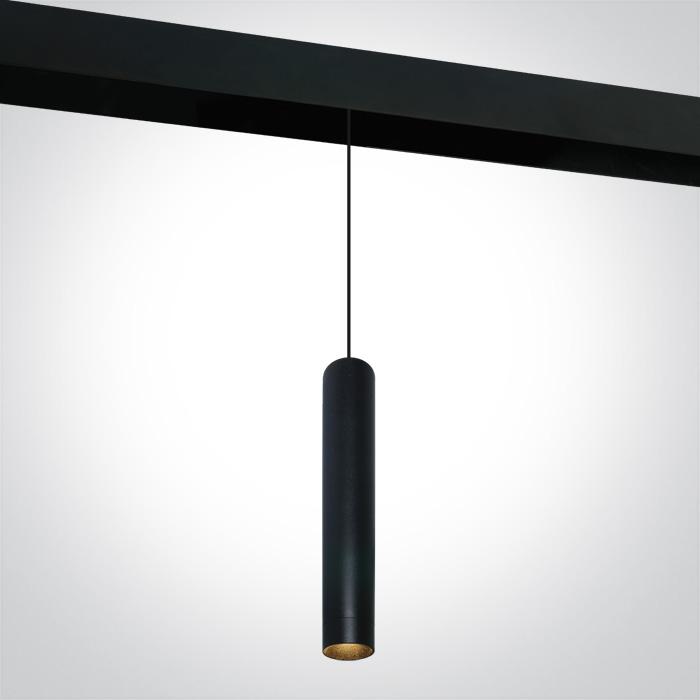 BLACK 9W PENDANT WW 48v IP20 DARK LIGHT