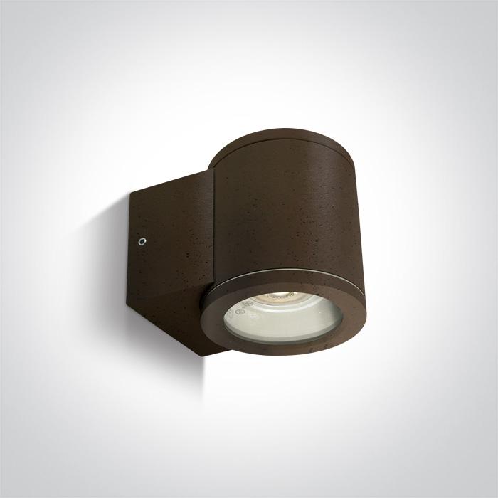 RUST BROWN WALL GU10 10W IP54.