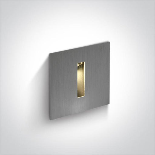 ALUMINIUM RECESSED 3W WW DARK LIGHT IP54 350mA.