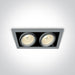 GREY COB LED 2x20W WW 36deg 230V.