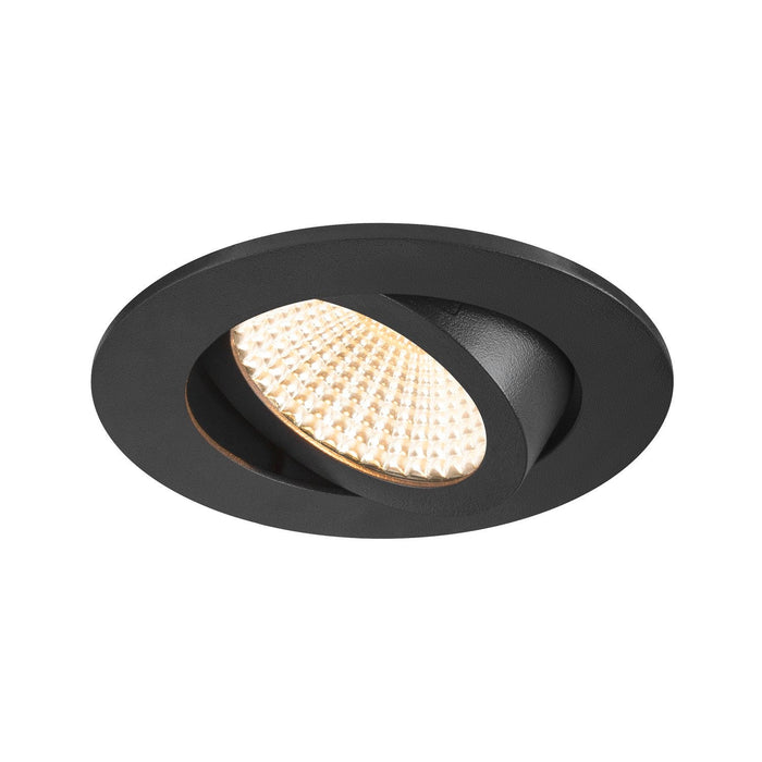 NEW TRIA UNIVERSAL 68, recessed ceiling light, 2500/3000/4000K, 60°, IP 20, round, black