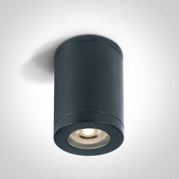 BLACK CYLINDER GU10 6w IP65