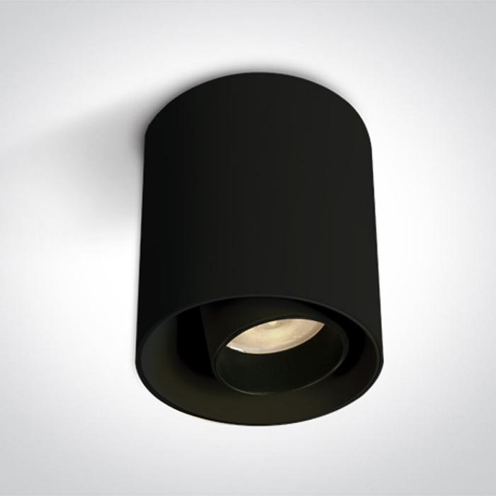 BLACK 12W WW IP20 36deg ADJUSTABLE 230V DARK LIGHT