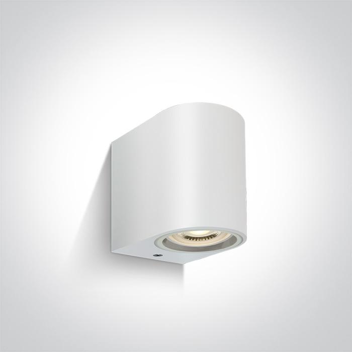 WHITE WALL LIGHT GU10 6W IP65