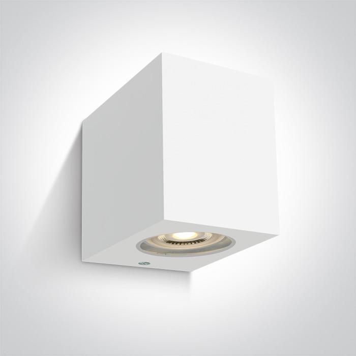 WHITE WALL LIGHT GU10 6W IP65