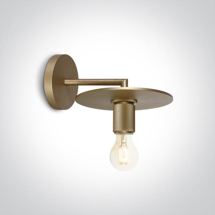 BRUSHED BRASS WALL E27 IP20