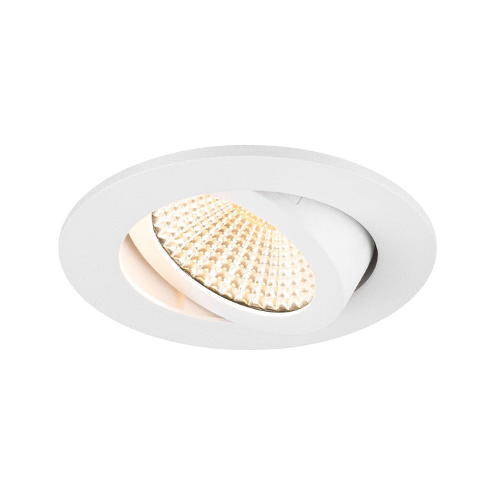 NEW TRIA 68, recessed ceiling light, 3000K, 60°, IP 20, round, white