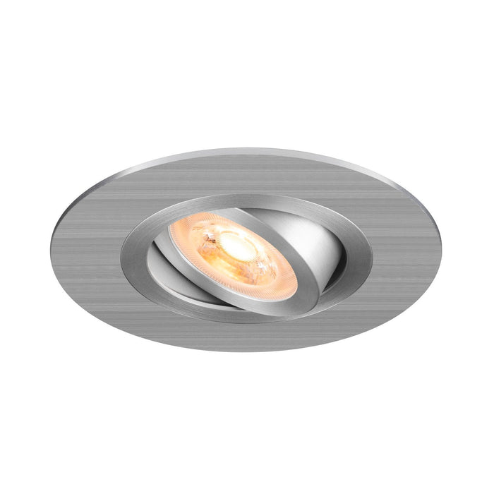 NEW TRIA 75 XL, recessed ceiling light, round, max. 10W , GU10, aluminium