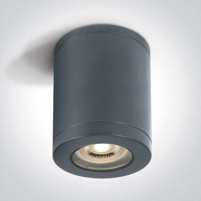 ANTHRACITE CYLINDER GU10 10w IP65