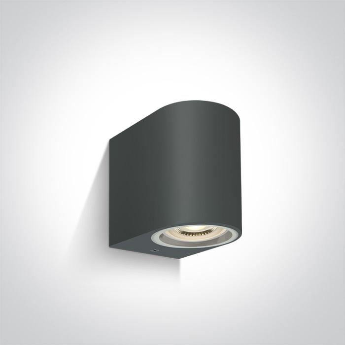 ANTHRACITE WALL LIGHT GU10 6W IP65