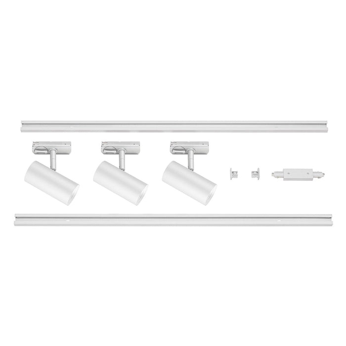 NOBLO SPOT, track system set, round, 2700K, 19W, trailing-edge phase, 32°, white