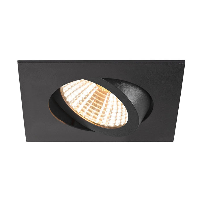 NEW TRIA 68, recessed ceiling light, 1800-3000K, 38°, IP 20, square, black