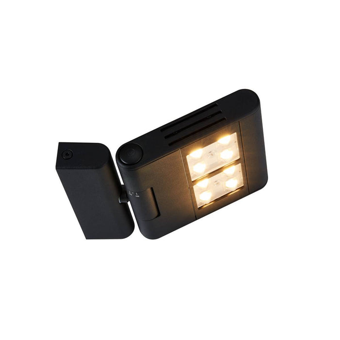 LENITO Indoor LED recessed wall light black 3000K