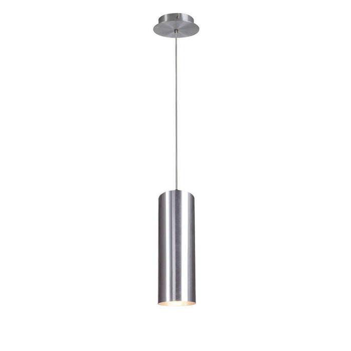 ENOLA pendant, round, alu brushed, E27, max. 60W