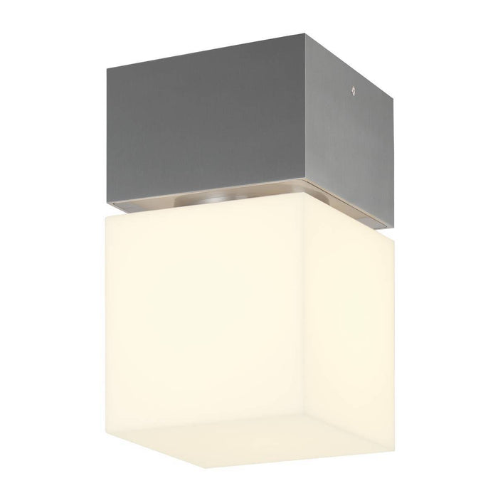 SQUARE C LED, LED Outdoor surface-mounted ceiling light, IP44, stainless steel 316, 3000K