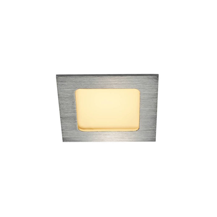 FRAME BASIC LED SET, downlight , alu brushed, 6W, 3000K, incl. driver