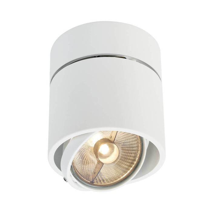 KARDAMOD SURFACE ROUND ES111 SINGLE ceiling light, round, white, GU10, max. 75W