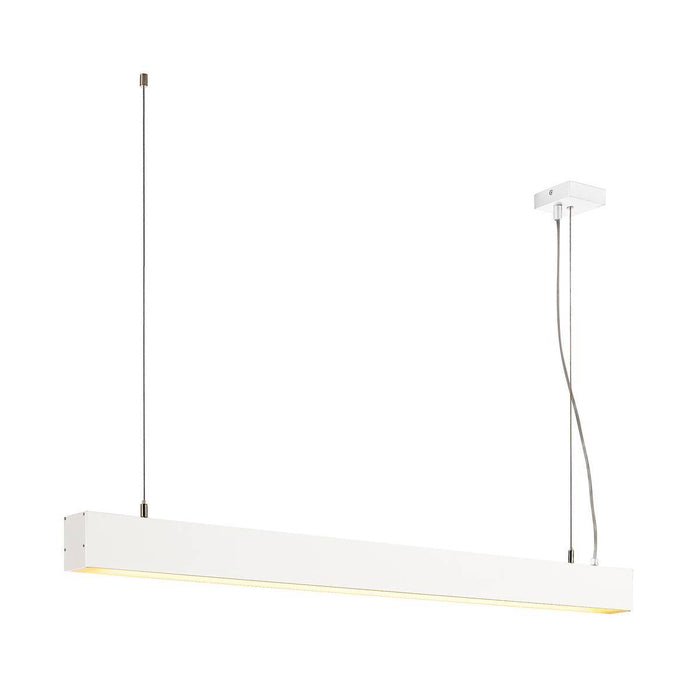 GLENOS pendant, matt white, 1m , 52W, 3000K