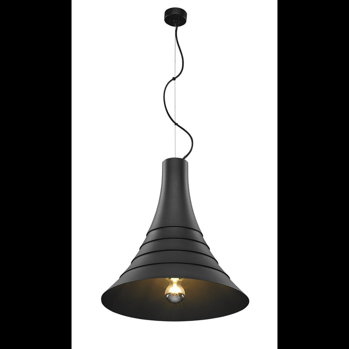 BATO 45 PD, Indoor pendant light, black, E27, max. 60W