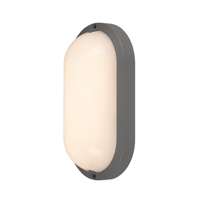 TERANG 2 XL SENSOR, wall and ceiling light, oval, anthracite, 3000K, IP44