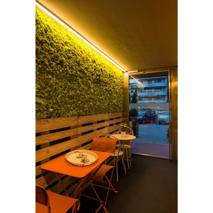 GLENOS industrial profile dome , matt white, 2m