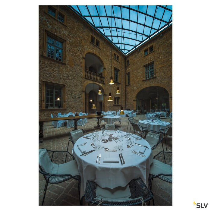 PVC line with fabric sheath, 3-pole, 10m, black