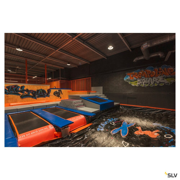 PARA FLAC DALI, Indoor LED pendant black 4000K