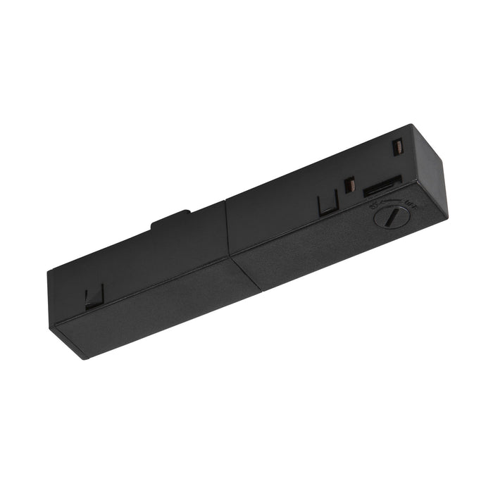 End feed right, 48V TRACK, black, DALI