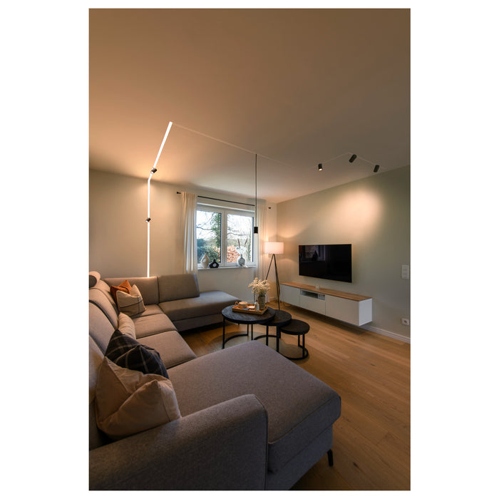 IN-LINE 44 48V TRACK, opal, DALI, spot, black 14W, 1140lm, 2700K, CRI90, 95°