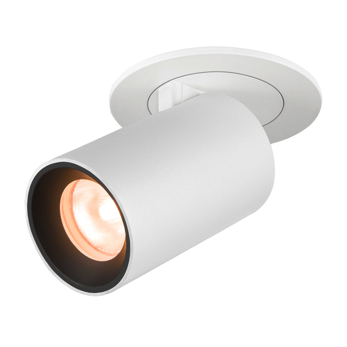 NUMINOS PROJECTOR XS recessed ceiling light, 2700 K, 40°, cylindrical,