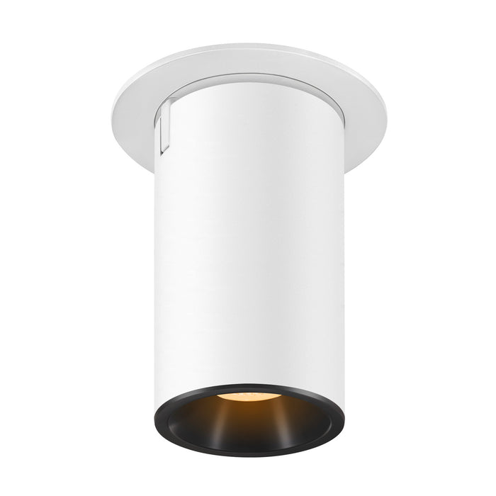 NUMINOS PROJECTOR M recessed ceiling light, 3000 K, 55°, cylindrical, white / black